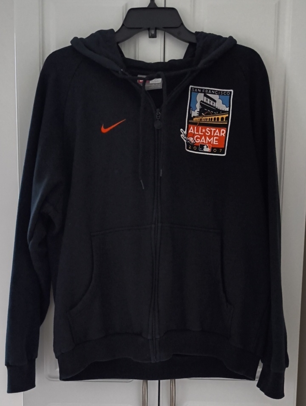 Nike Black Hoodie with San Francisco 2007 All-Star Game Patch